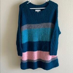 Lou & Grey Multicolor V-Neck Sweater